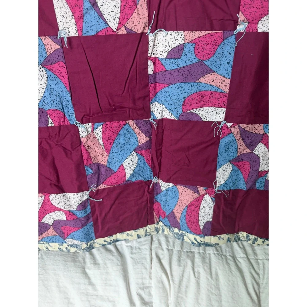 Blue Toile Backed Children's Quilt